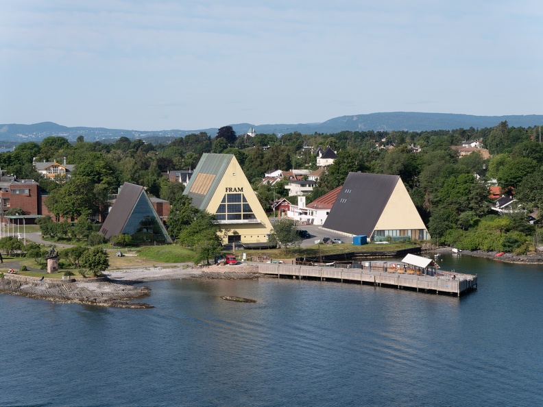 Halbinsel Bygdøy in Oslo mit FRAM-Museum