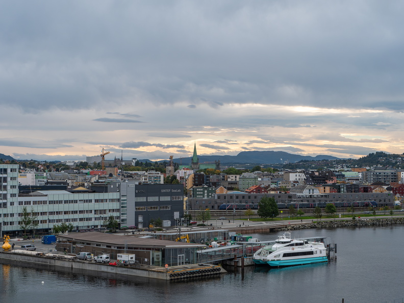 Stadt- und Hafenblick Trondheim