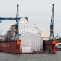 Mystery Ship (Yacht Shackleton) bei BLOHM & VOSS Dock 16